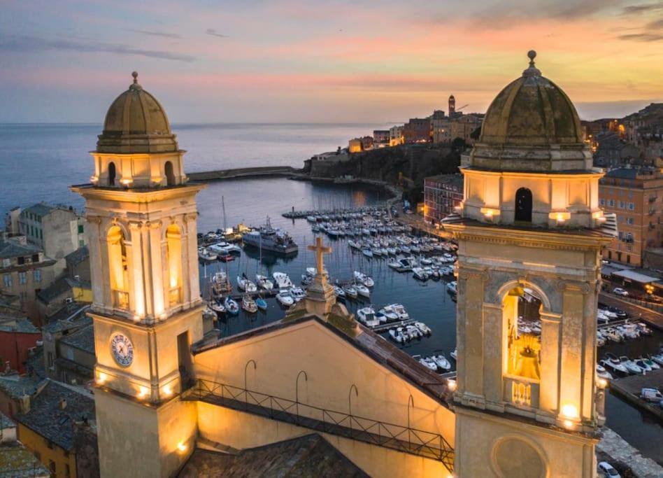 Charmant Studio Climatise Avec Parking, Au Coeur De Pietranera, Plage A 500M, Bastia A 2Km Ville-di-Pietrabugno エクステリア 写真